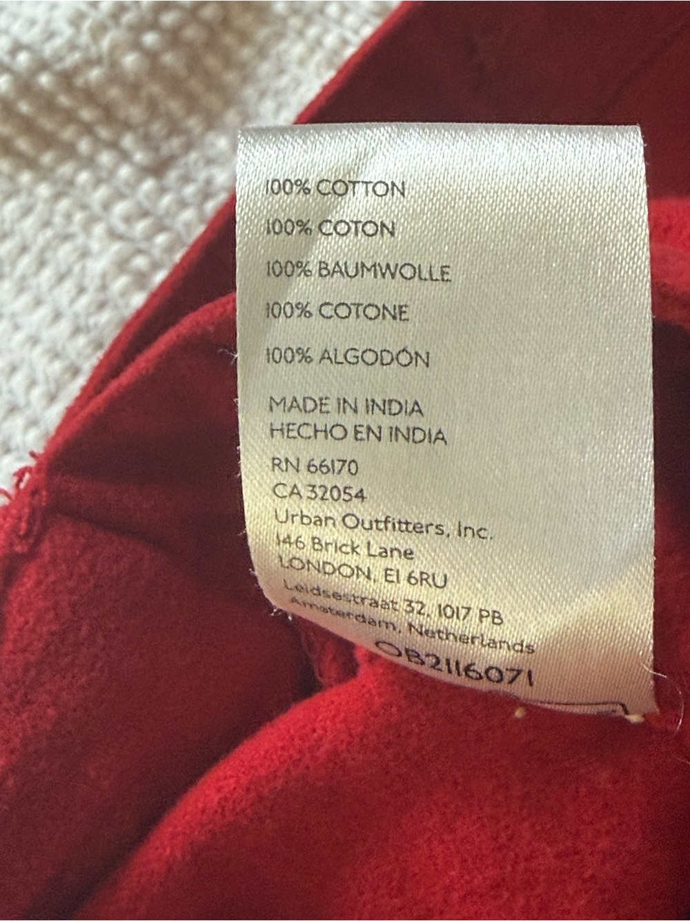 Free People Micro Skort Red Salsa Women’s Size 4 - Picture 7 of 9